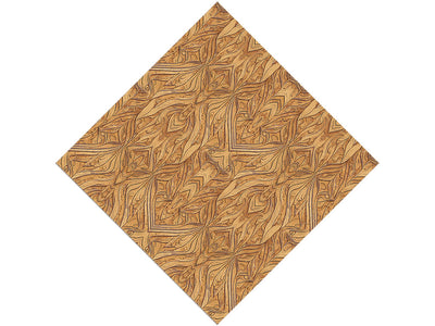 Cedar Fortune Wooden Parquet Vinyl Wrap Pattern