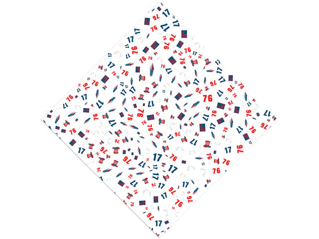 Celebrate 1776 Americana Vinyl Wrap Pattern