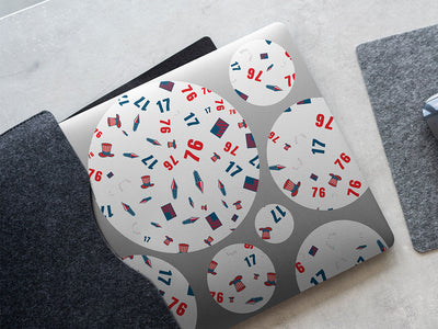 celebrate 1776  DIY Laptop Stickers