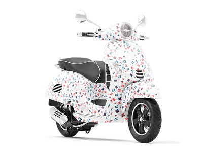 Celebrate 1776 Americana Vespa Scooter Wrap Film