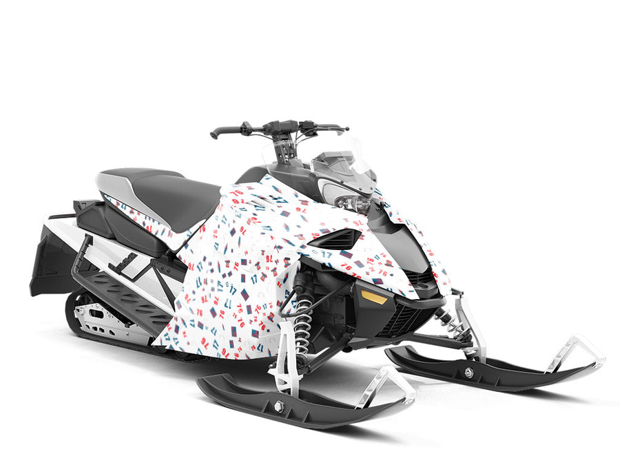 Celebrate 1776 Americana Custom Wrapped Snowmobile
