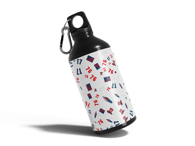 celebrate 1776  Water Bottle DIY Stickers