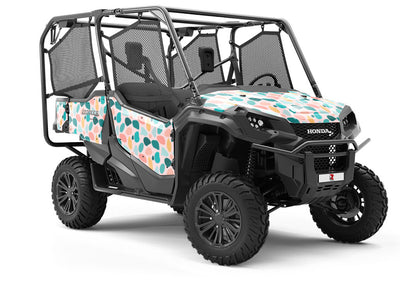Celeste  Cobblestone Utility Vehicle Vinyl Wrap