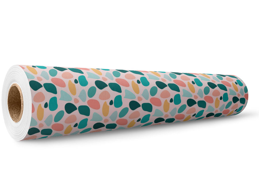 Celeste  Cobblestone Wrap Film Wholesale Roll~Rwraps Series 914 Digitally Printed Vinyl Roll~5