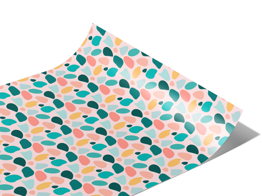 Celeste  Cobblestone Vinyl Wraps~Rwraps Series 914 Digitally Printed Vinyl Wrap~1