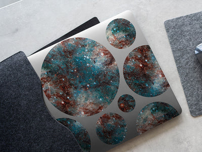 celestial night galaxy DIY Laptop Stickers