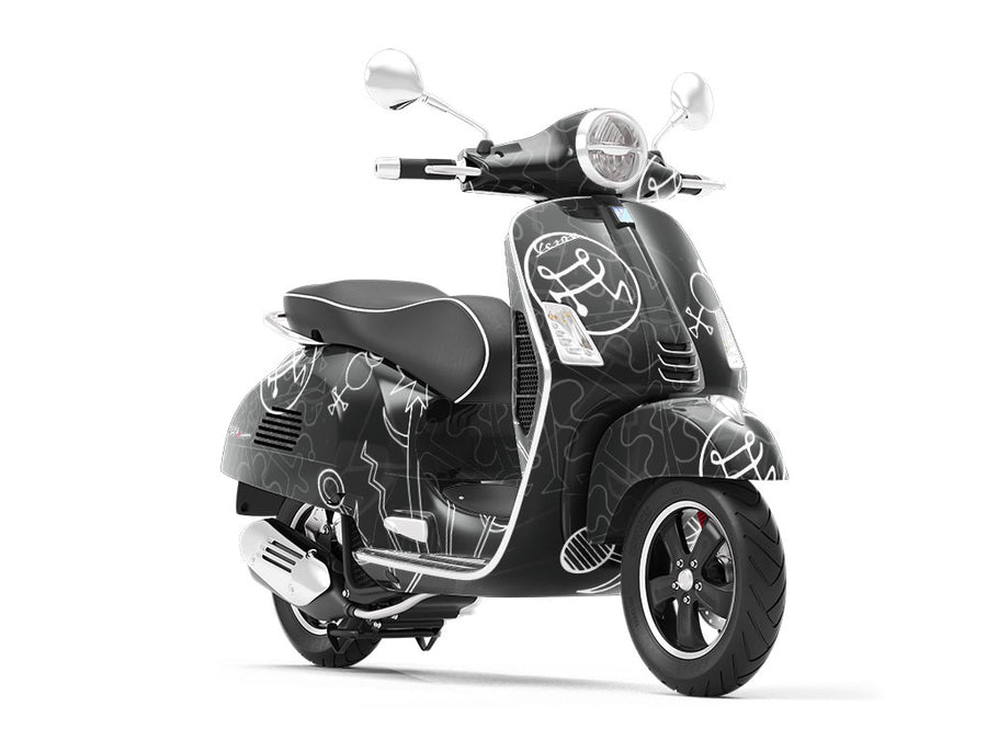 Celestial Offerings Mystic Vespa Scooter Wrap Film