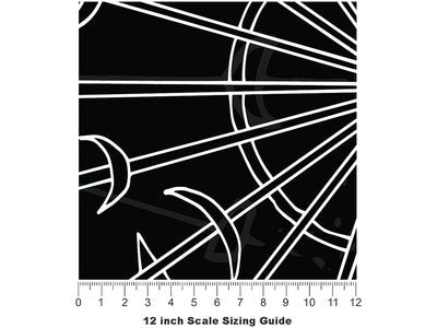 Celestial Offerings Mystic Vinyl Film Pattern Size 12 inch Scale~Rwraps Celestial Offerings Mystic Sizing Chart~2