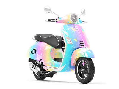 Celestial Reunion Fantasy Vespa Scooter Wrap Film