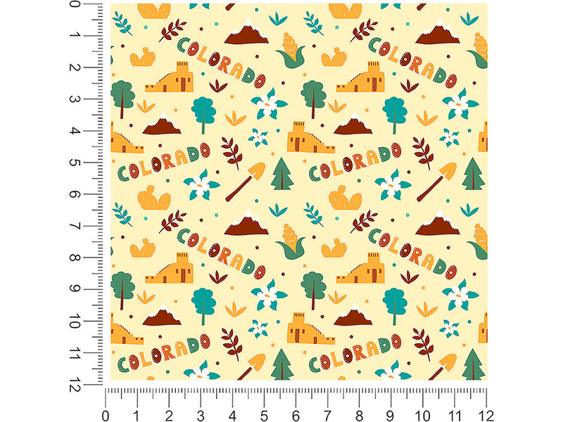 centennial state  1ft x 1ft Craft Sheets