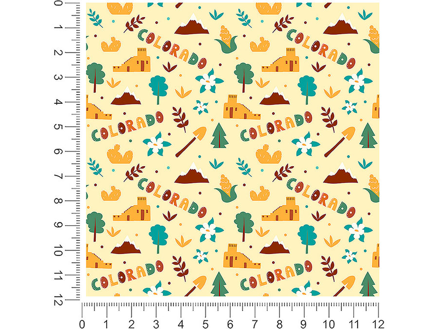 centennial state  1ft x 1ft Craft Sheets