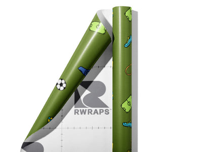 Center Forward Sport Wrap Film Sheets~Rwraps Series 914 Center Forward Sport Scrolled Sheet~3