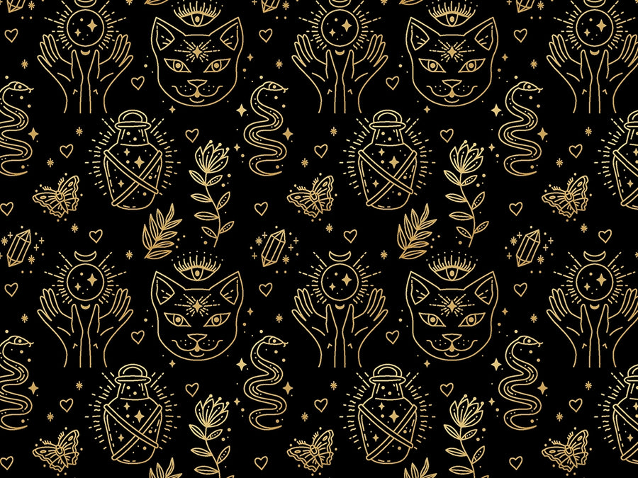 Ceremonial Images Witch Vinyl Wrap Pattern~Rwraps Series 914 Digitally Printed Vinyl Wrap~0