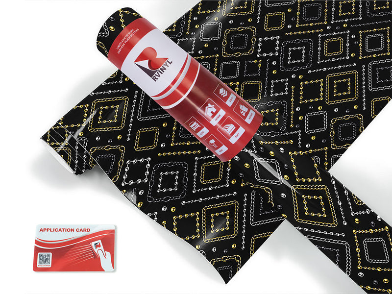 chain collection art deco Craft Vinyl Roll
