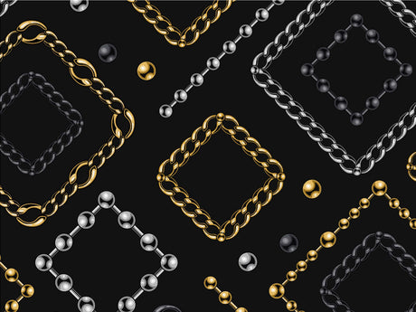 Chain Collection Art Deco Vinyl Wrap Pattern~Rwraps Series 914 Digitally Printed Vinyl Wrap~0