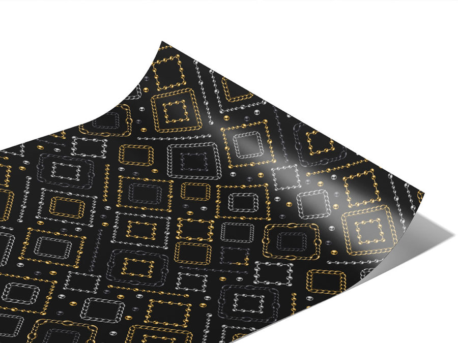 Chain Collection Art Deco Vinyl Wraps~Rwraps Series 914 Digitally Printed Vinyl Wrap~0