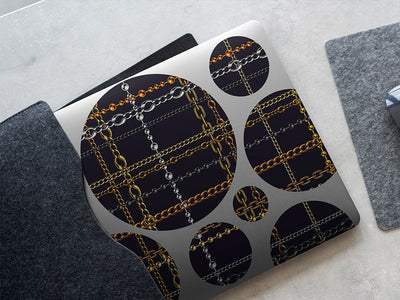 chain excitement bling DIY Laptop Stickers