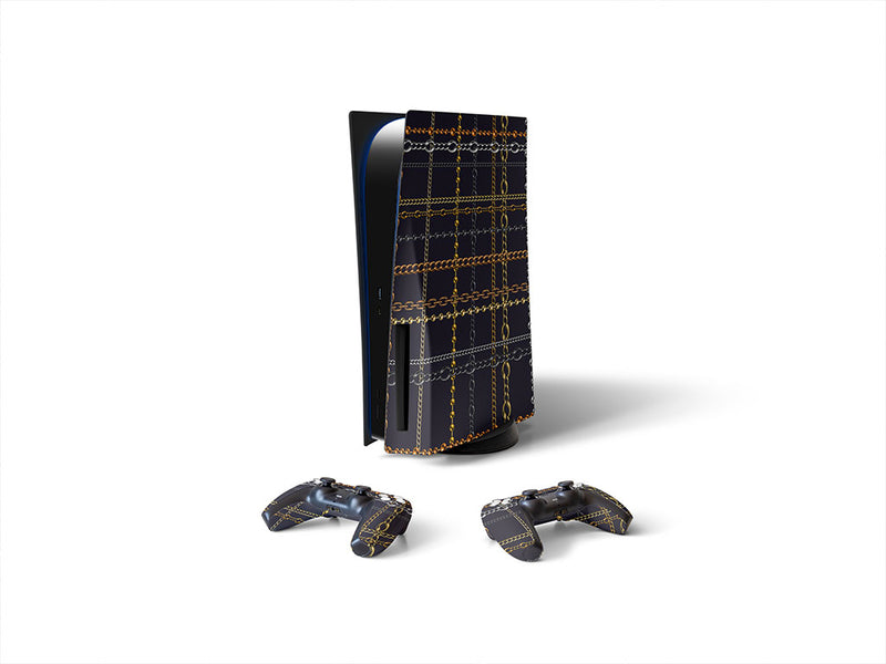 chain excitement bling Sony PS5 DIY Skin