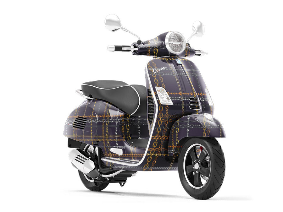 Chain Excitement Bling Vespa Scooter Wrap Film