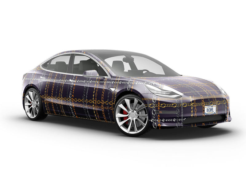 Chain Excitement Bling Vehicle Vinyl Wrap