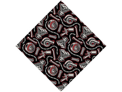 Chained Rims Cars Vinyl Wrap Pattern