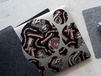 chained rims gearhead DIY Laptop Stickers