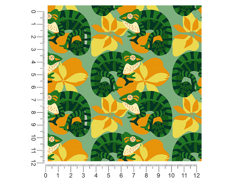 chameleon sight animal 1ft x 1ft Craft Sheets