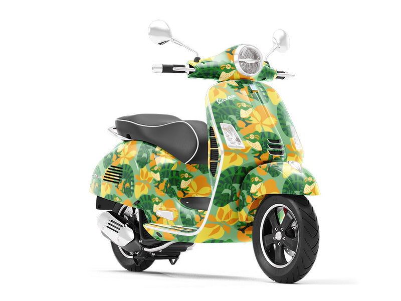 Chameleon Sight Reptile Vespa Scooter Wrap Film
