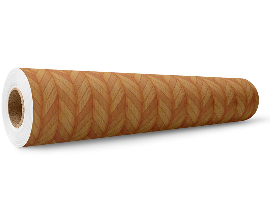 Chamois Stain Wooden Parquet Wrap Film Wholesale Roll~Rwraps Series 914 Digitally Printed Vinyl Roll~5