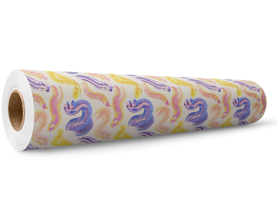 Champagne Year Abstract Wrap Film Wholesale Roll~Rwraps Series 914 Digitally Printed Vinyl Roll~5