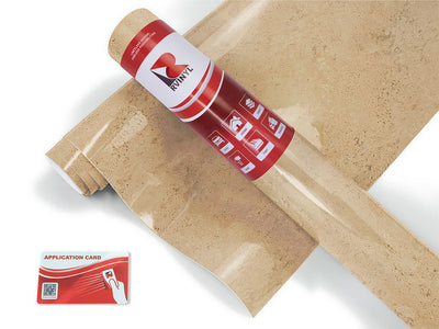 champignon travertine stone Craft Vinyl Roll