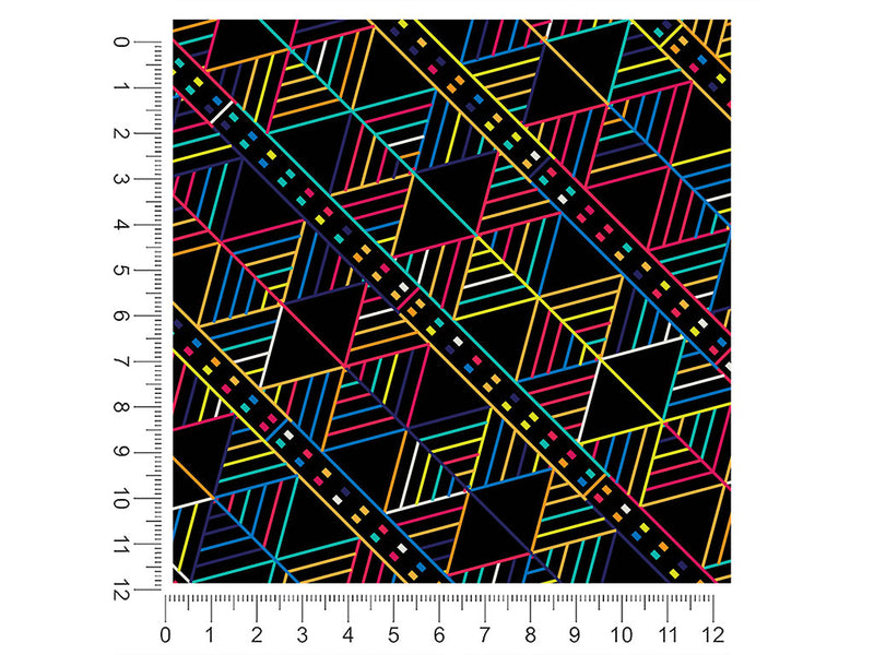 change lane art deco 1ft x 1ft Craft Sheets
