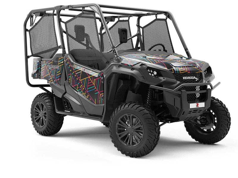 Change Lane Art Deco Utility Vehicle Vinyl Wrap