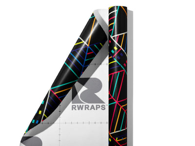 Change Lane Art Deco Wrap Film Sheets~Rwraps Series 914 Change Lane Art Deco Scrolled Sheet~3