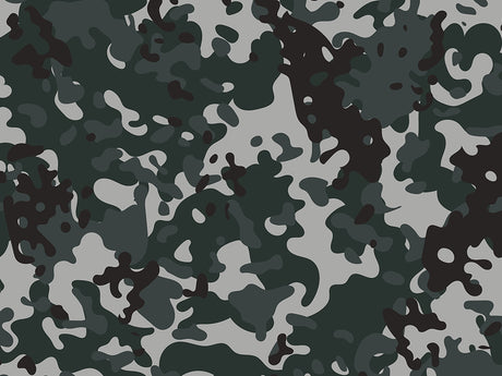 Charcoal Woodland Camouflage Vinyl Wrap Pattern~Rwraps Series 914 Digitally Printed Vinyl Wrap~0
