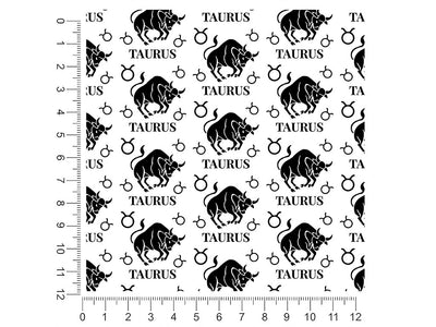 charging bull astrology 1ft x 1ft Craft Sheets
