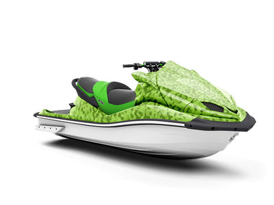 Chartreuse Flecktarn Camouflage Jet Ski Vinyl Customized Wrap