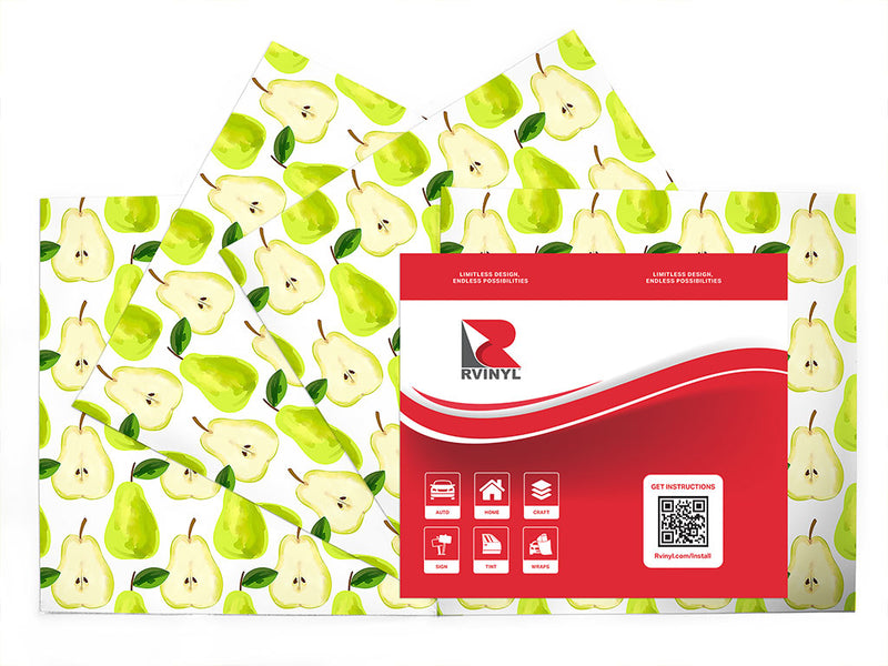 chartreuse hood fruit Craft Vinyl Sheet Pack
