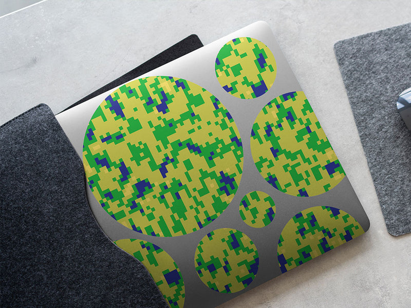 chartreuse liquor pixel DIY Laptop Stickers