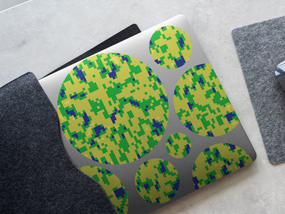 chartreuse liquor pixel DIY Laptop Stickers