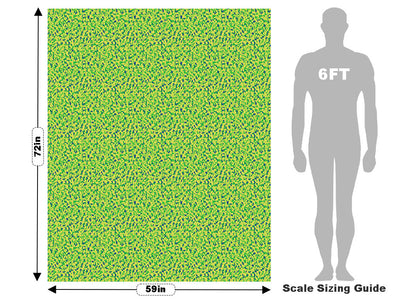 Chartreuse Liquor Pixel Vehicle Wrap Scale~Rwraps Series 914 Chartreuse Liquor Pixel Measurements~1