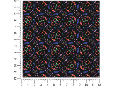 chasing night abstract geometric 1ft x 1ft Craft Sheets