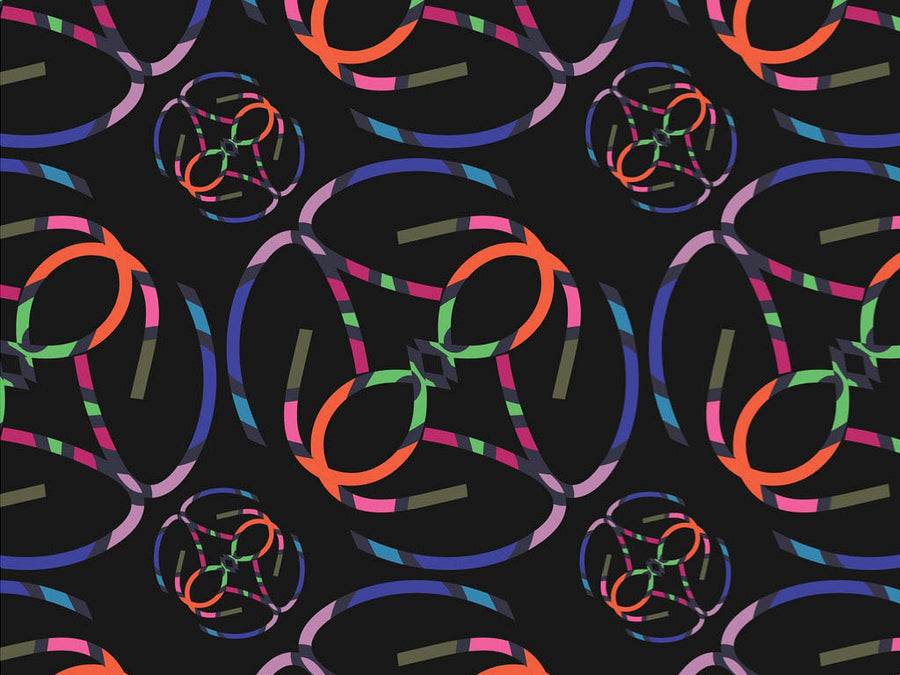 Chasing Night Abstract Vinyl Wrap Pattern~Rwraps Series 914 Digitally Printed Vinyl Wrap~0