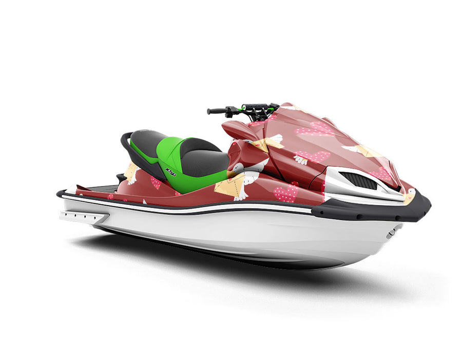 Chaste Love Birds Jet Ski Vinyl Customized Wrap