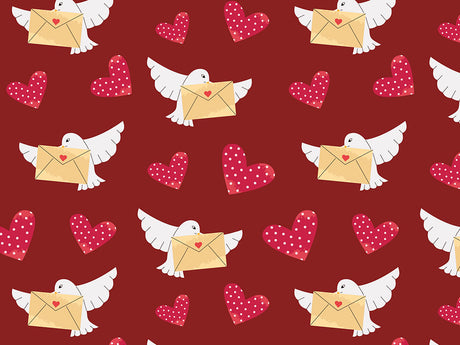 Chaste Love Birds Vinyl Wrap Pattern~Rwraps Series 914 Digitally Printed Vinyl Wrap~0