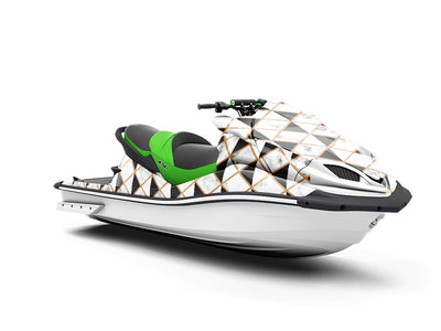 Checkered Diamond Tile Jet Ski Vinyl Customized Wrap
