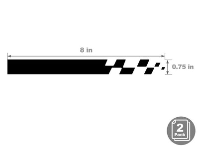 3M Checkered Flag Mirror Stripe