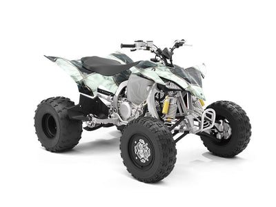 Checkered Flower Tile ATV Wrapping Vinyl