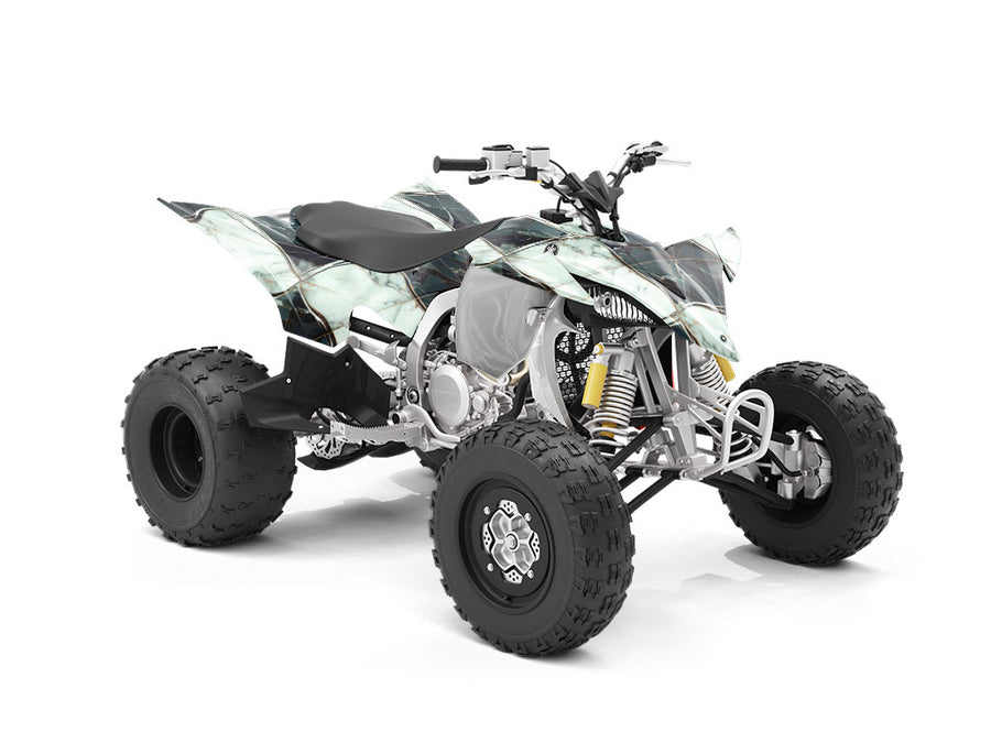 Checkered Flower Tile ATV Wrapping Vinyl