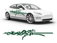 3M Dark Green Cheetah Body Graphic~Full Side Auto Decal Kit~0